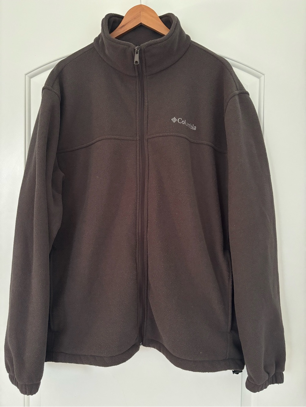 Columbia Men's Crater Peak Sweater-Knit Full Zip Jacket - Charcoal Gray Size XXL